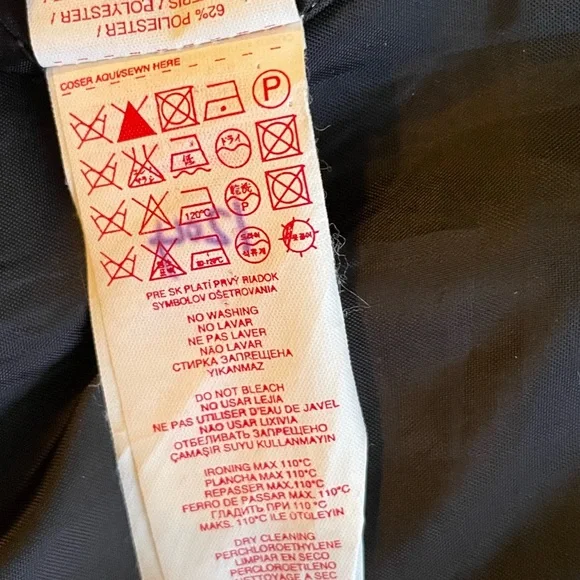 Mango | Structured Wool Suit Jacket | Grey | Size 6 | Blazer | Inner lining - Picture 9 of 9